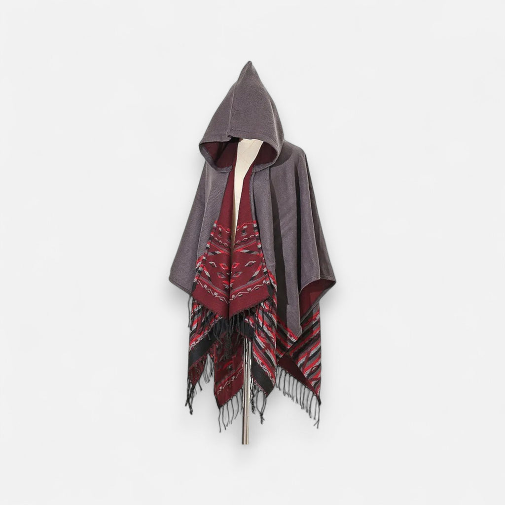 Poncho chaud homme design