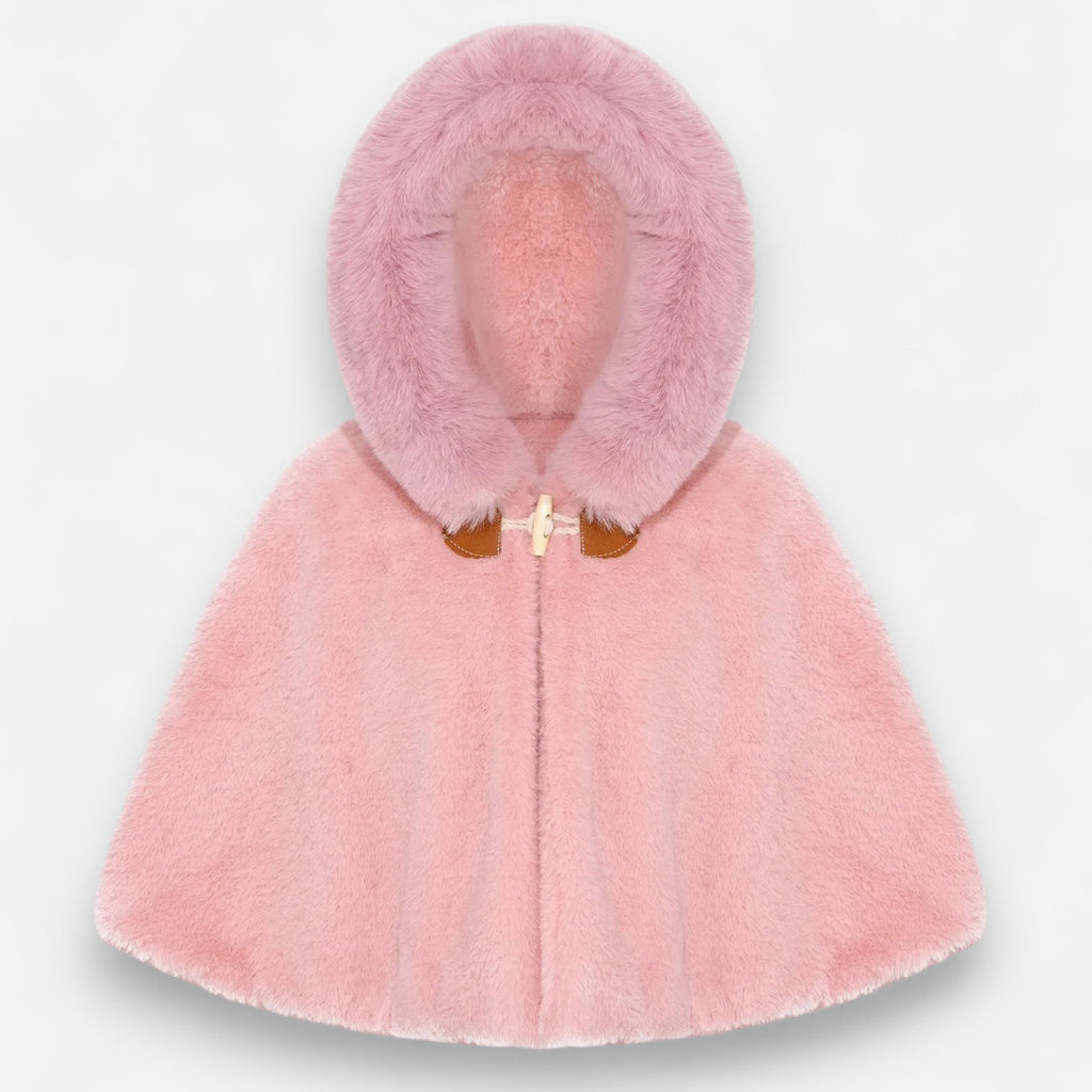 Poncho chaud bébé design raffiné