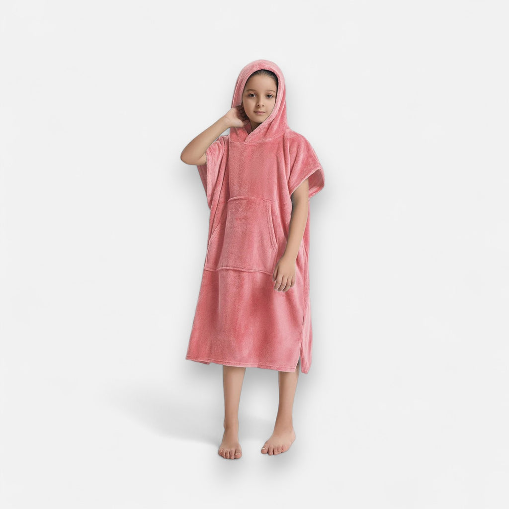 Poncho polaire enfant cocooning