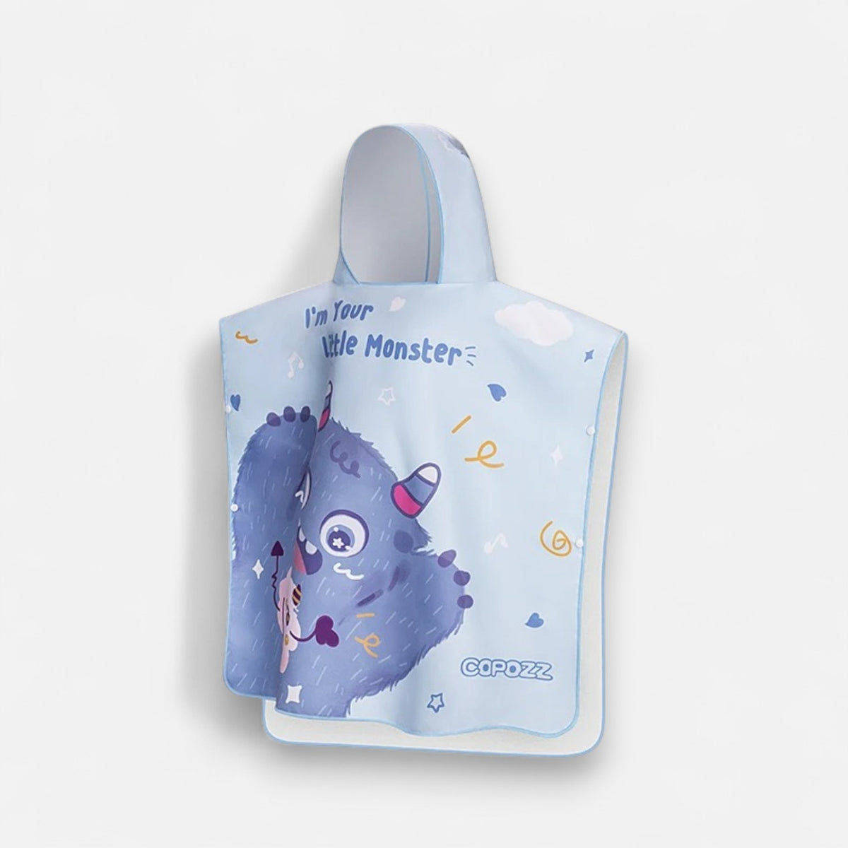 Poncho de bain enfant petit monstre